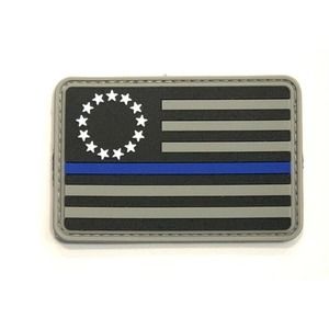 Thin Blue Line Betsy Ross Flag Morale Patch